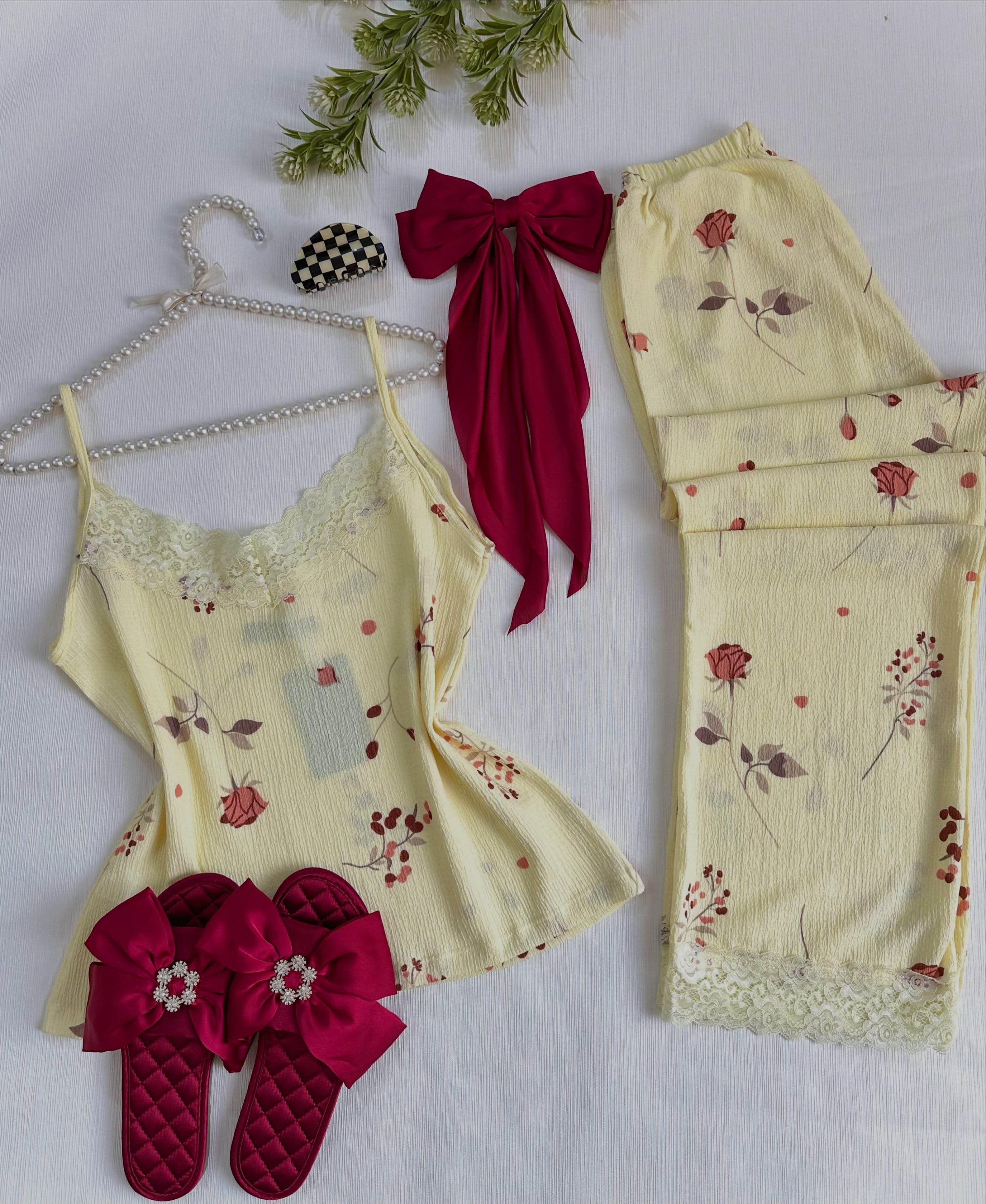 NO1282# Women lightweight pajama set wholesale thumbnail 3