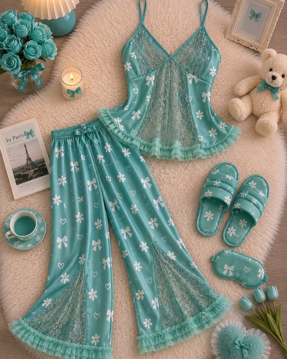 NO1286# Women new arrival pajama set wholesale thumbnail 5