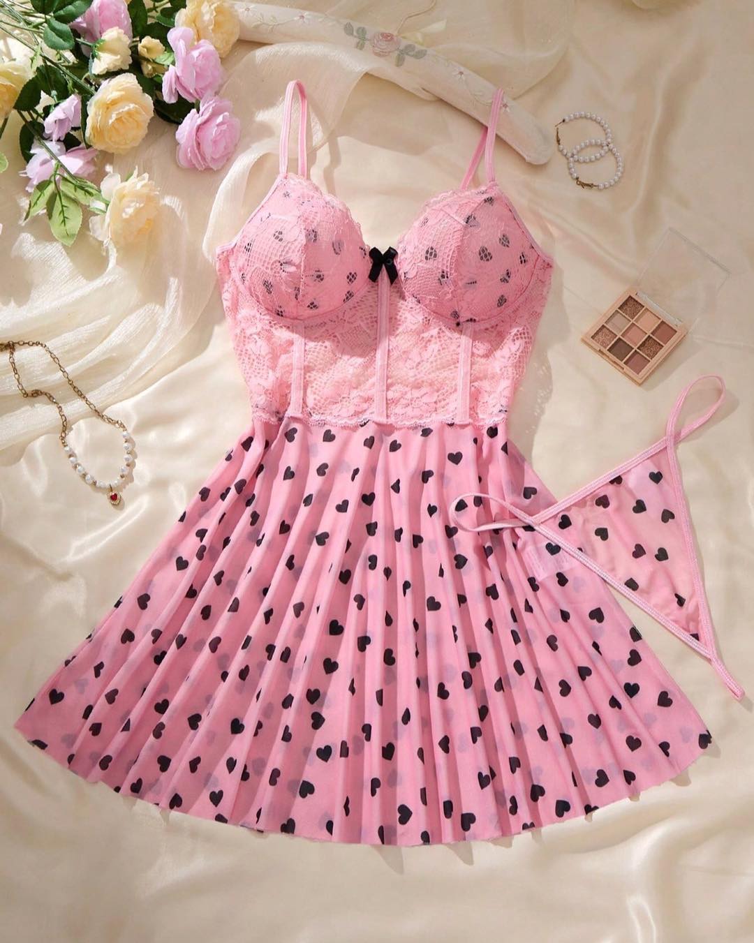 NO9005# Women lace intimate sleepwear wholesale thumbnail 6