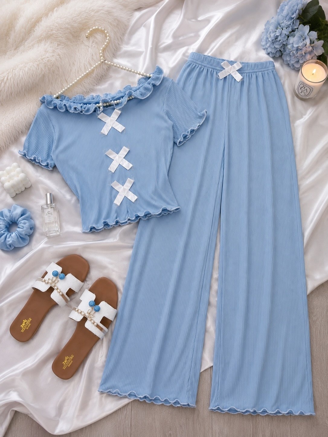 NO1273# Women printed sleepwear set wholesale wholesale product image 3