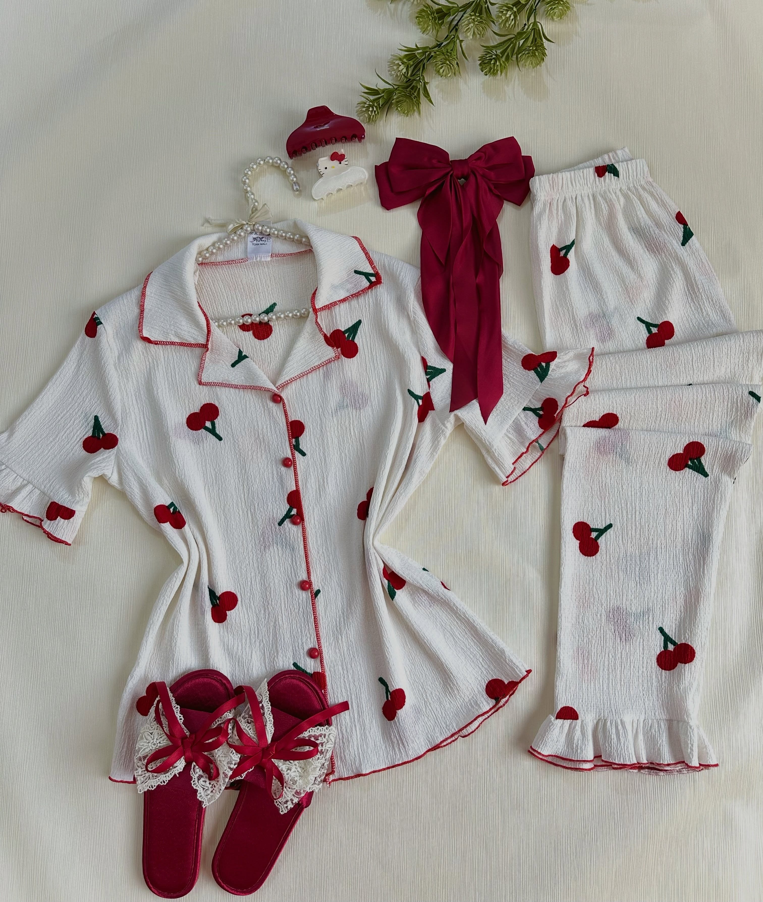 NO1280# Women printed two-piece sleepwear wholesale for Middle East wholesale buyers