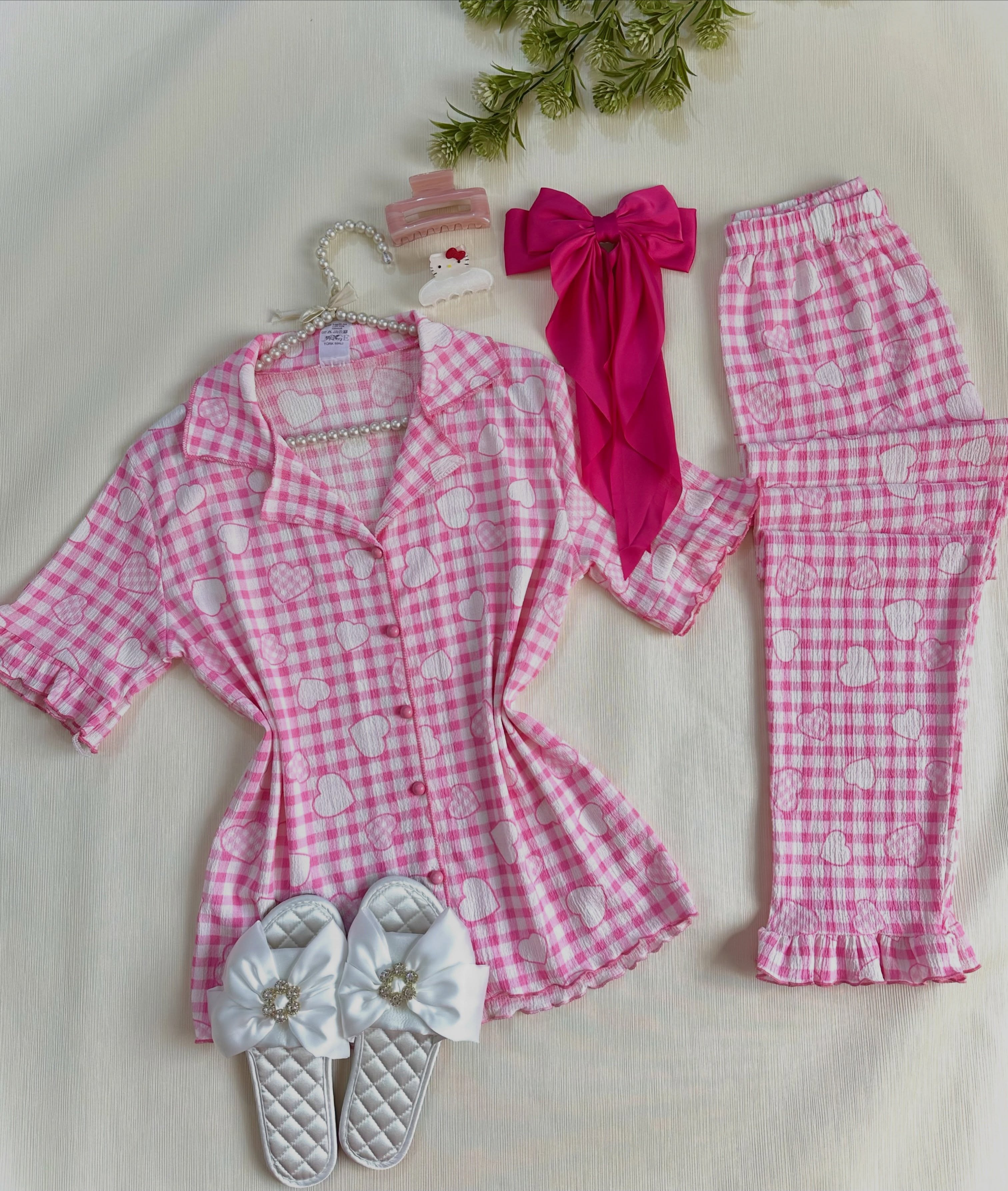 NO1280# Women printed two-piece sleepwear wholesale wholesale product image 2