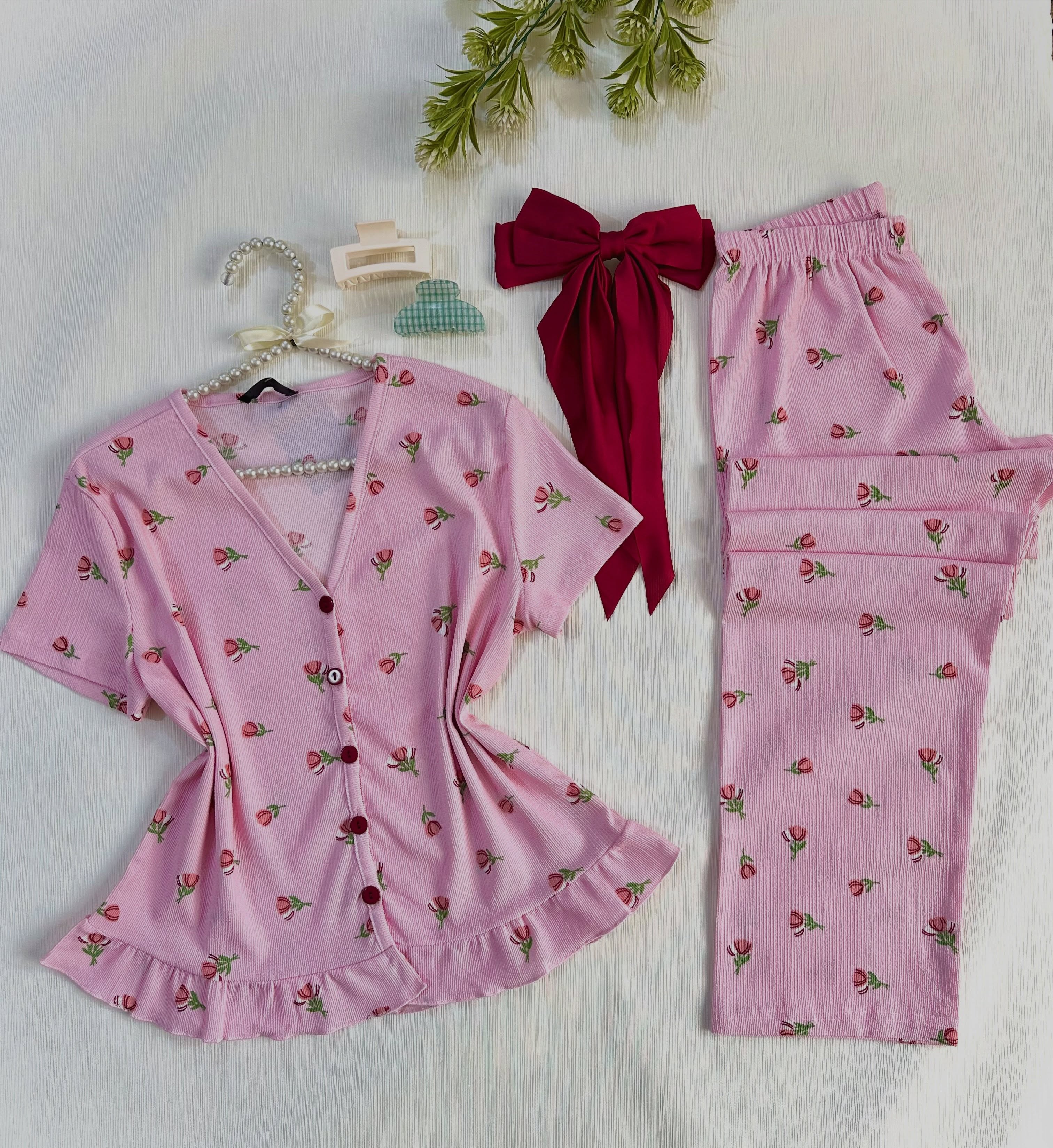 NO1283# Women printed sleepwear style wholesale wholesale product image 1