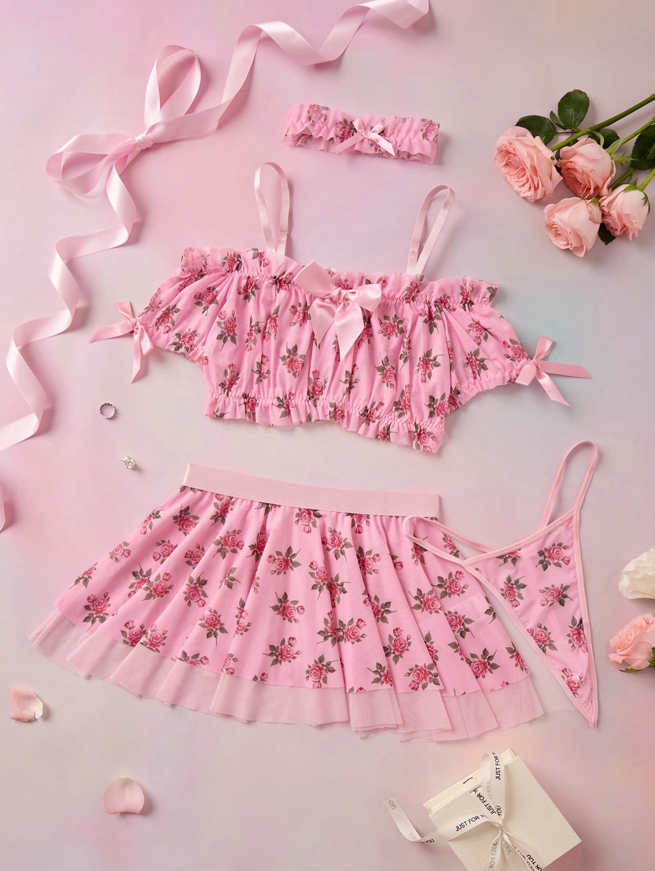 NO9003# Women four-piece bridal lingerie set wholesale for Middle East wholesale buyers