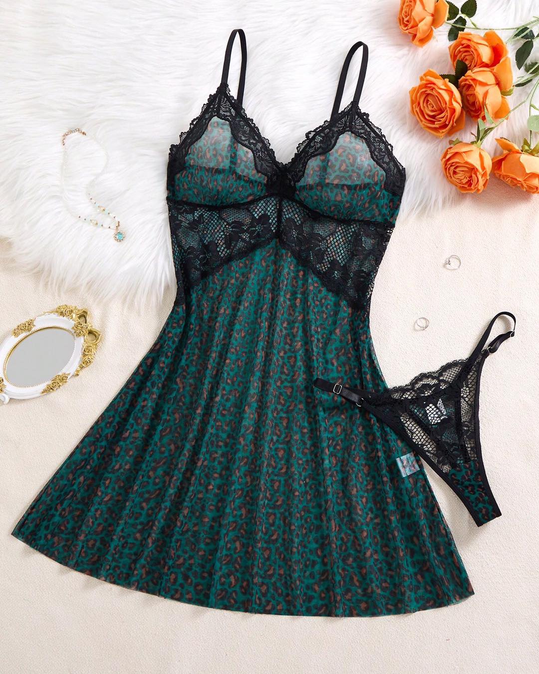 NO9005# Women lace intimate sleepwear wholesale wholesale product image 3