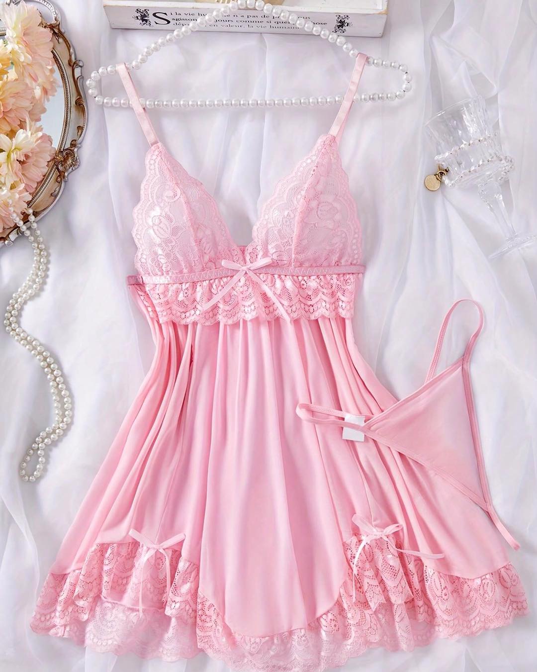 NO9005# Women lace intimate sleepwear wholesale wholesale product image 5
