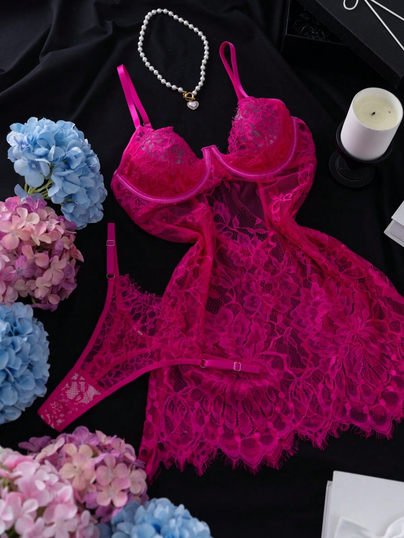 NO9008# Women bridal intimate lingerie set wholesale wholesale product image 5