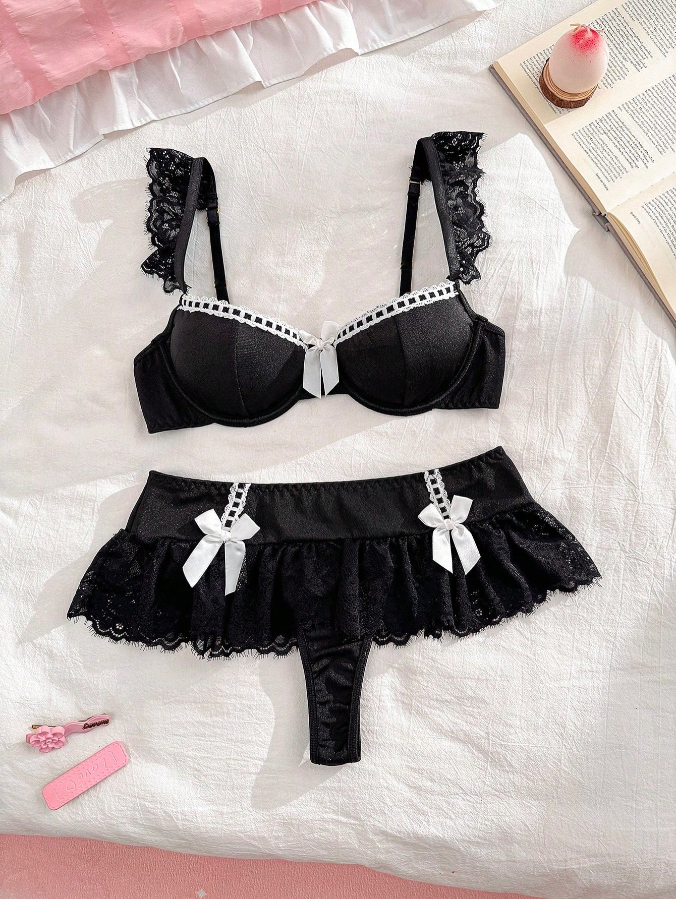 NO9010# Women bridal lingerie set wholesale wholesale product image 4